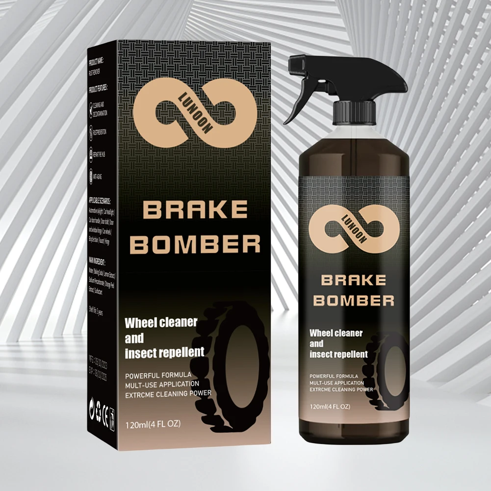 Versatile Brake Dust Remover Effective Rim Tire Cleaner Non-Acid Car Wash Wheel Cleaning Spray Perfect for Cleaning Wheels Tires