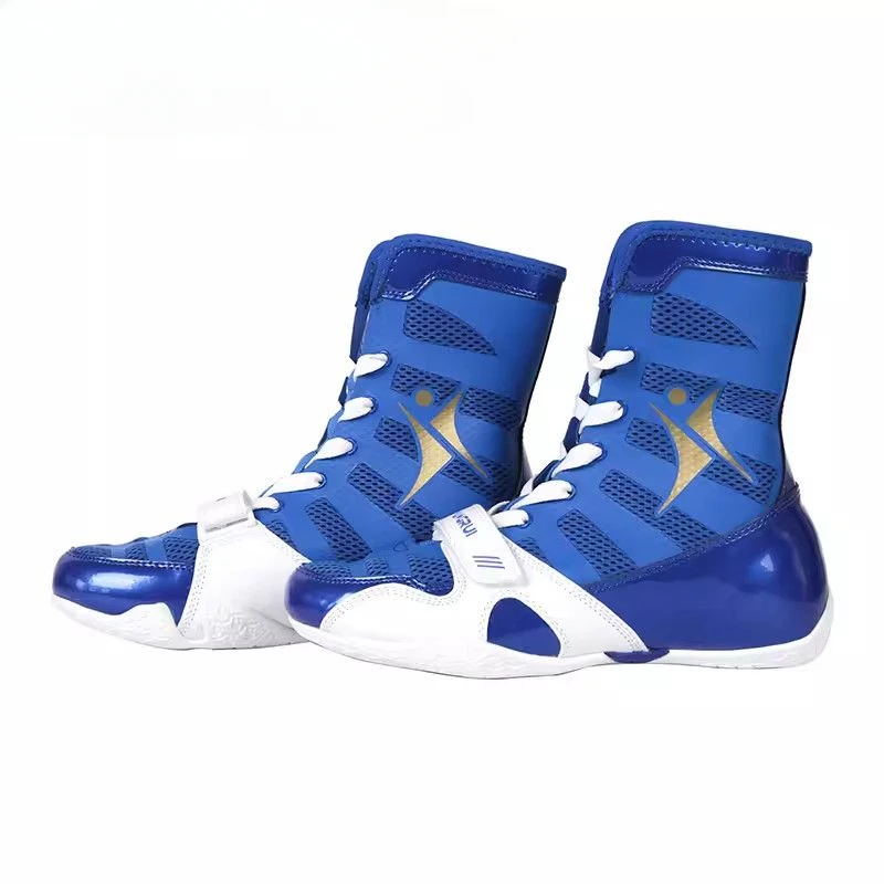 Indoor Fitness Professional Boxing Shoes Free Fighting Fighting Sports Shoes Men Women Non-slip Wear-resistant Wrestling Shoe