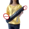 Soft Huge Realistic Dildo Penis Big Dong Vagina Stimulator Oversized Dildo Suction Cup Lesbian Sex Toys for Women 43CM*8CM Soft 1