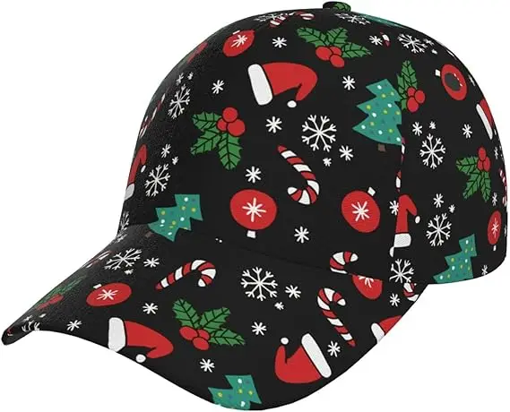 2-Pack Buffalo Plaid Baseball Caps - Adjustable Snapback Hats For Women, Men, Teens