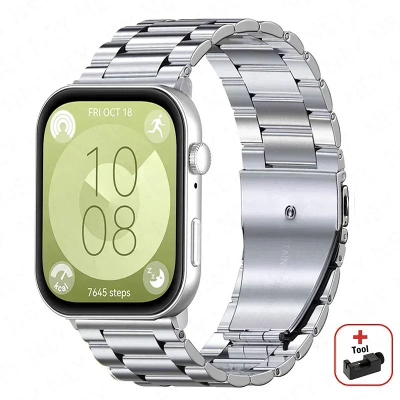Stainless Steel Watch Band Strap – Elegant Metal Bracelet