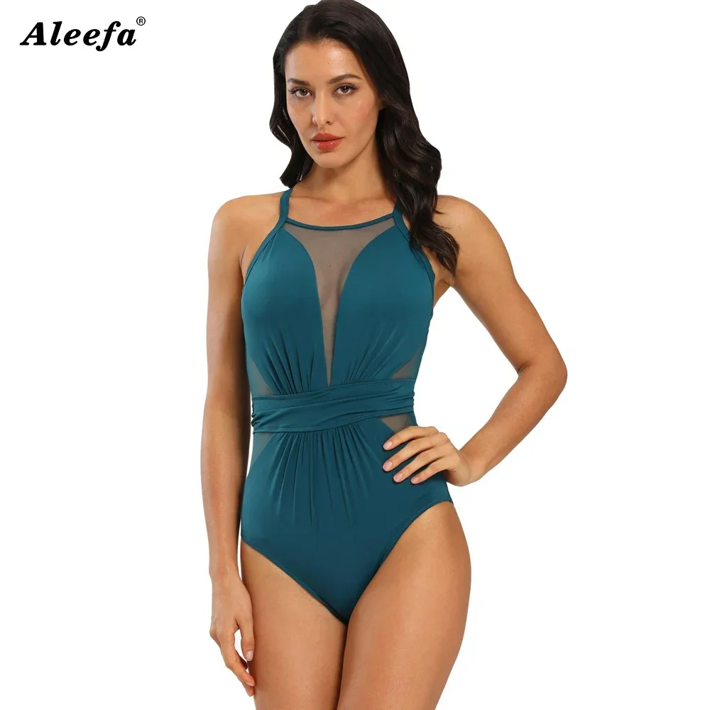 CUPSHE Maillot De Bain Une Pièce Pour Femme Avec Col En V Profond