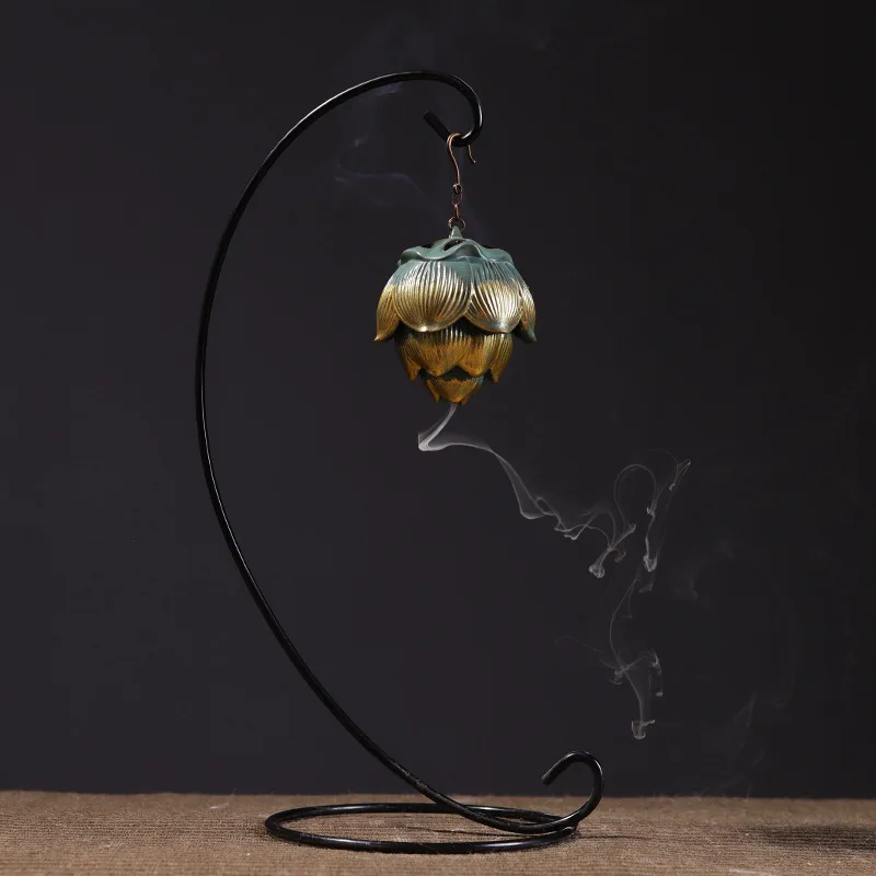 0012 Backflow Incense Burner Household Ceramic Ornaments Hanging Incense Burner Creative Indoor Sandalwood Bedroom Art