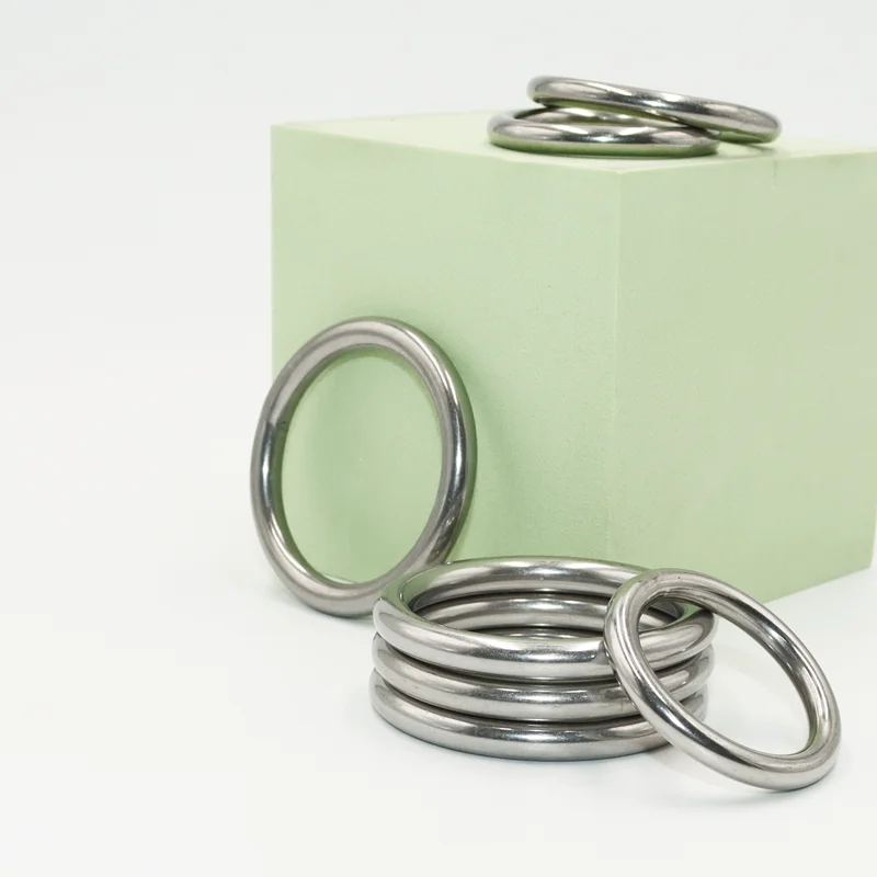 steel o ring 304 Stainless Steel Seamless Circular Ring O-Shaped Ring Solid Seamless M3 M4-M8 Hammock Yoga Connection