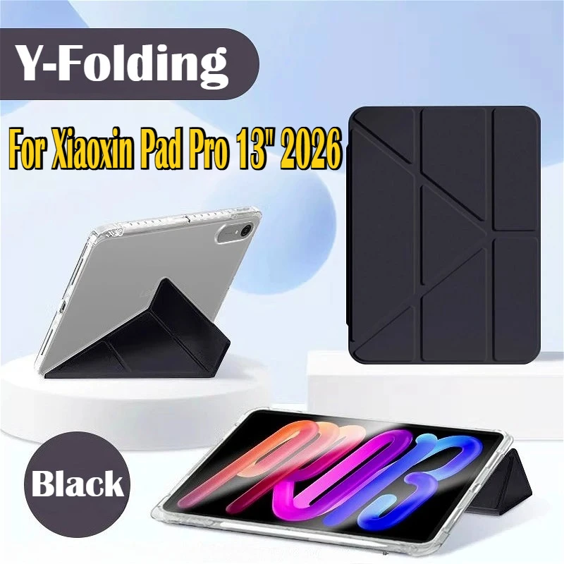 Enhanced Smart Folio Acrylic Stand Cover with Pen Holder