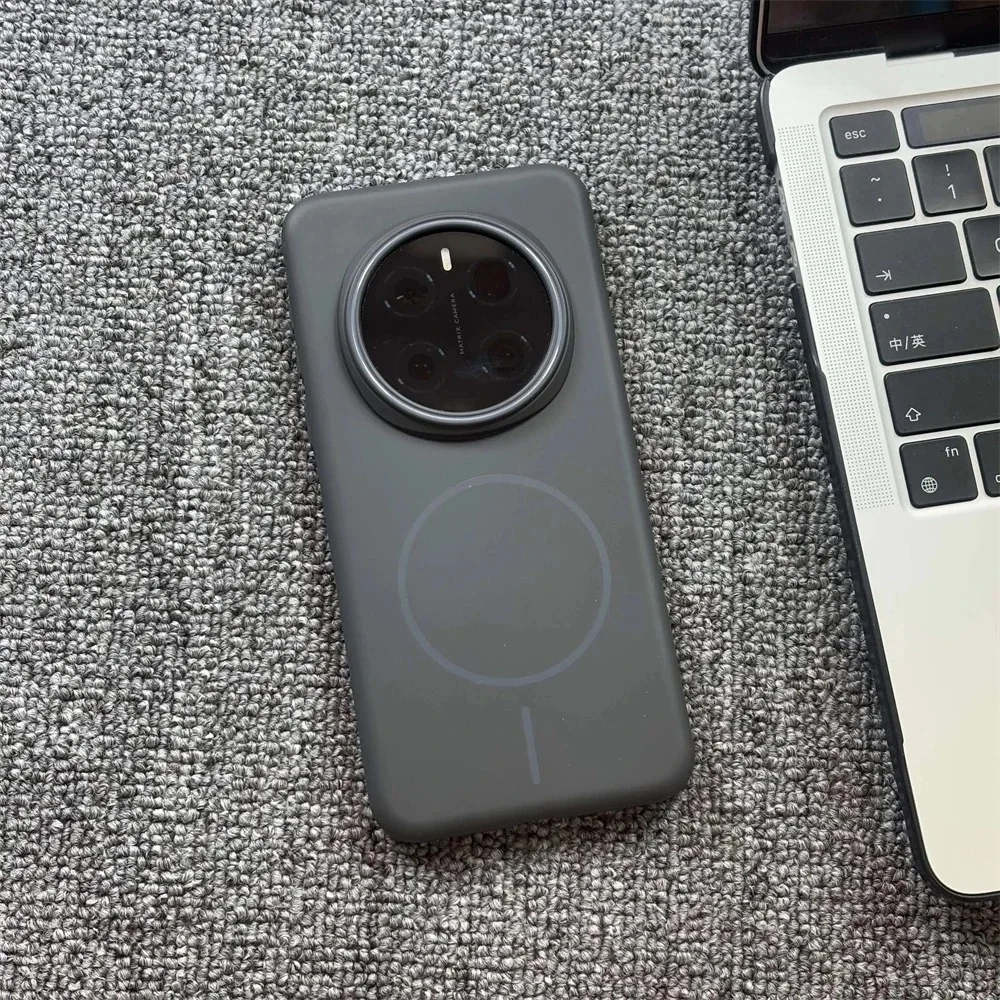 Enhanced Magnetic Ultra-Thin Matte Case for Wireless Charging - Colorful Hard PC Finish