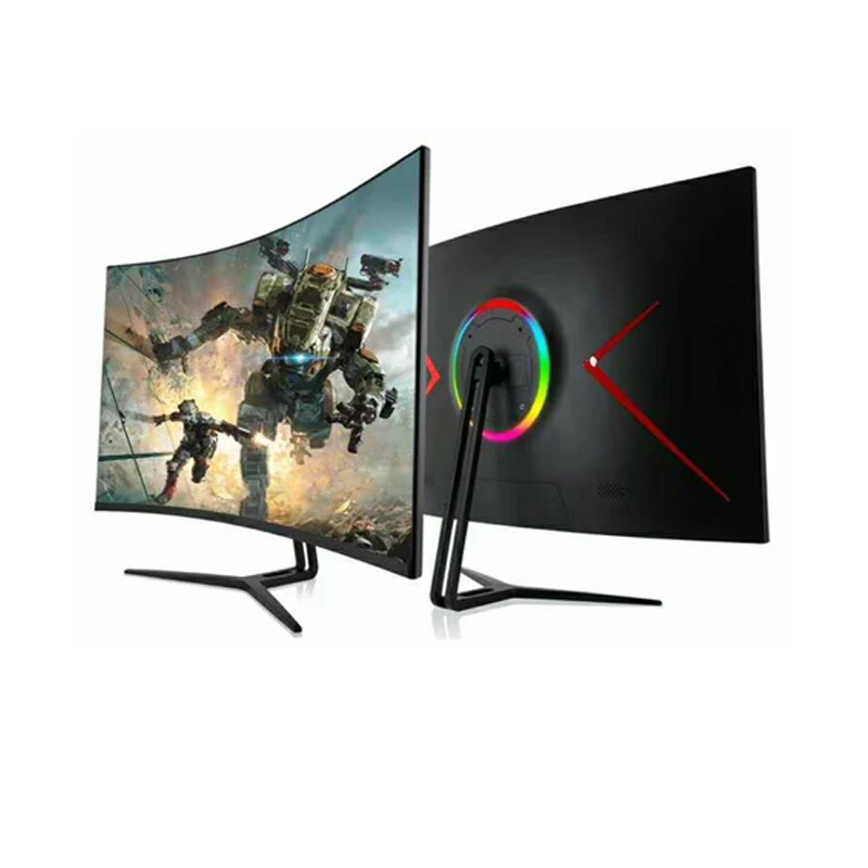 

New design with lights 32 inch 2k 144Hz gaming desktop pc curved gaming monit