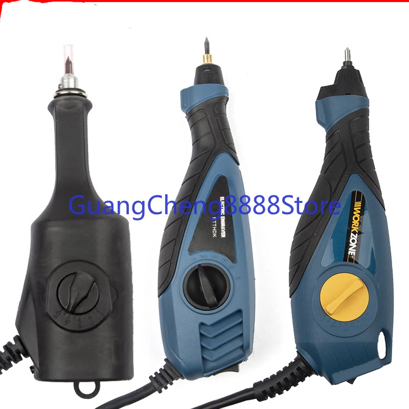 Dolphin type electric lettering pen Metal workpiece handwriting Steel engraving machine Marker engraving pen