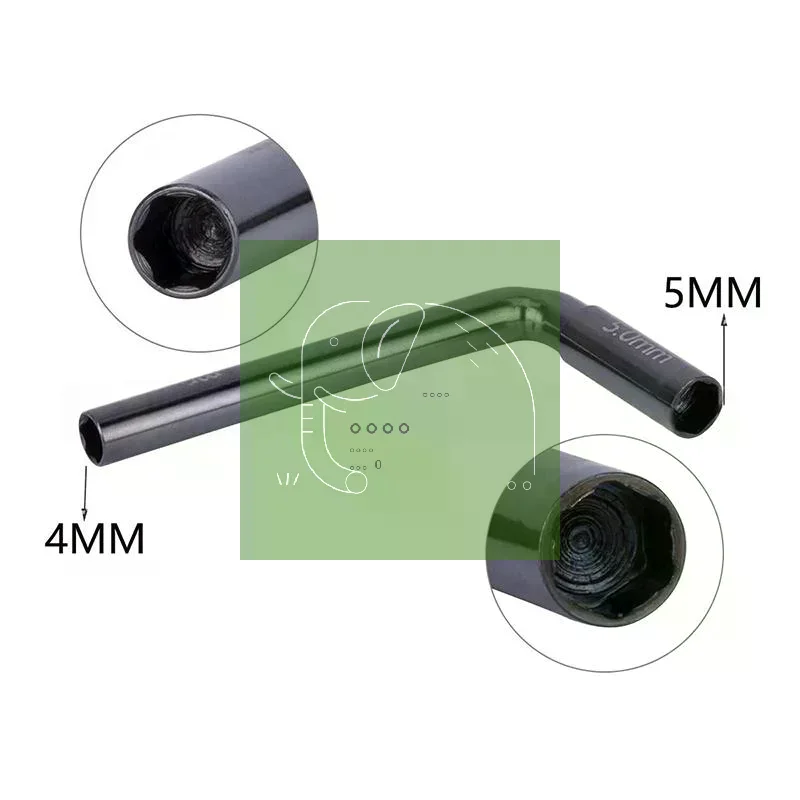 Détail d'un outil du kit d'outils de nettoyage en alliage, idéal pour un entretien précis des surfaces délicates.