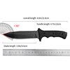 ATS-34 High Hardness High Quality Steel Jungle Survival Knife G10 Handle Fixed Blade With Kydex Scabbard For Wilderness Survival 5