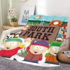Cartoon S-South P-Park Blanket Skin friendly comfort warm soft plush blanket suitable sofa living room office bedroom 1