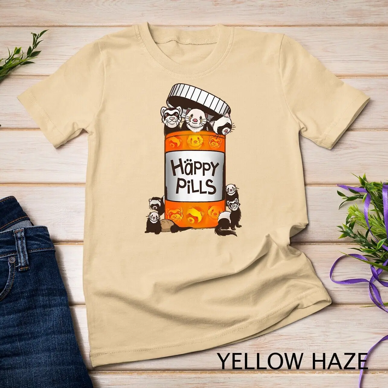 T-Shirt Furetto Happy Pills T-Shirt Unisex