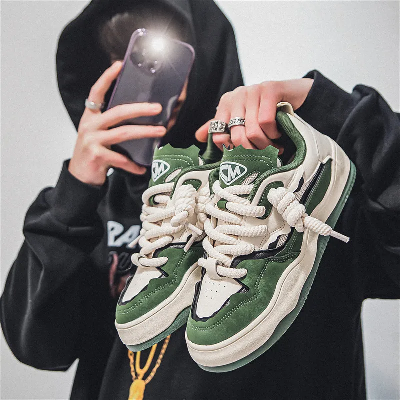 Designer Fashion Mens Skateboard Shoes Streetwear Hip hop