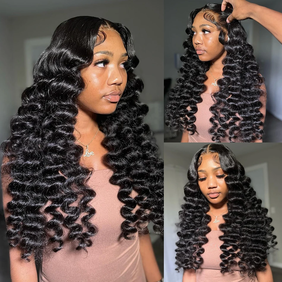 Loose Wave Bundles Human Hair 30 32 36 inches Unprocessed Brazilian Virgin Hair Curly Bundles Extensions for Women