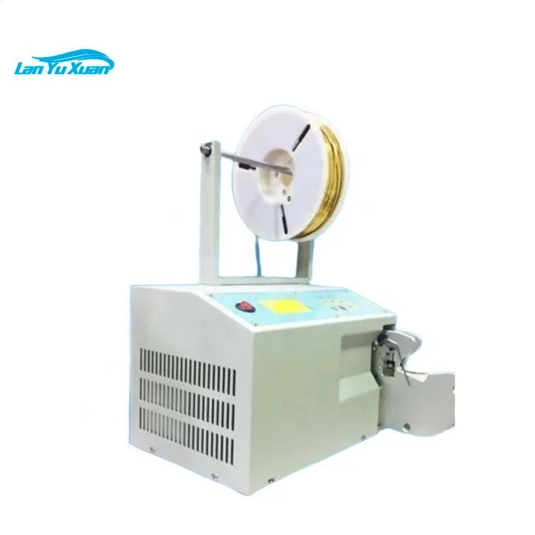 Semi automatic gold wire twist tie machine for bakery packing