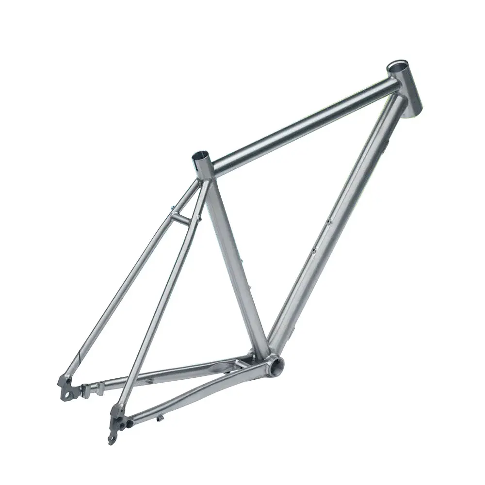 

700C*28 Titanium Alloy Full Internal Cable Routing Road Gravel Frame Thru Axle Tapered Head Tube,Flat Mount Disc Brake