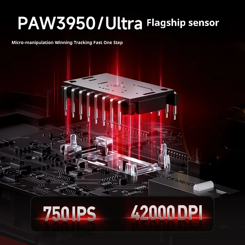 MCHOSE K7 Ultra Three Mode Wireless Gaming Mouse 2.4G 8K