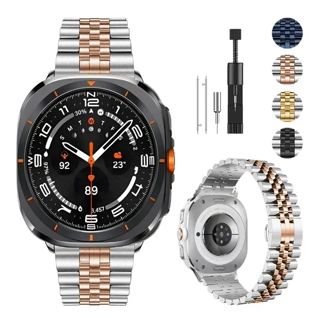 Stainless Steel Metal Watch Strap - Premium Wristband Replacement