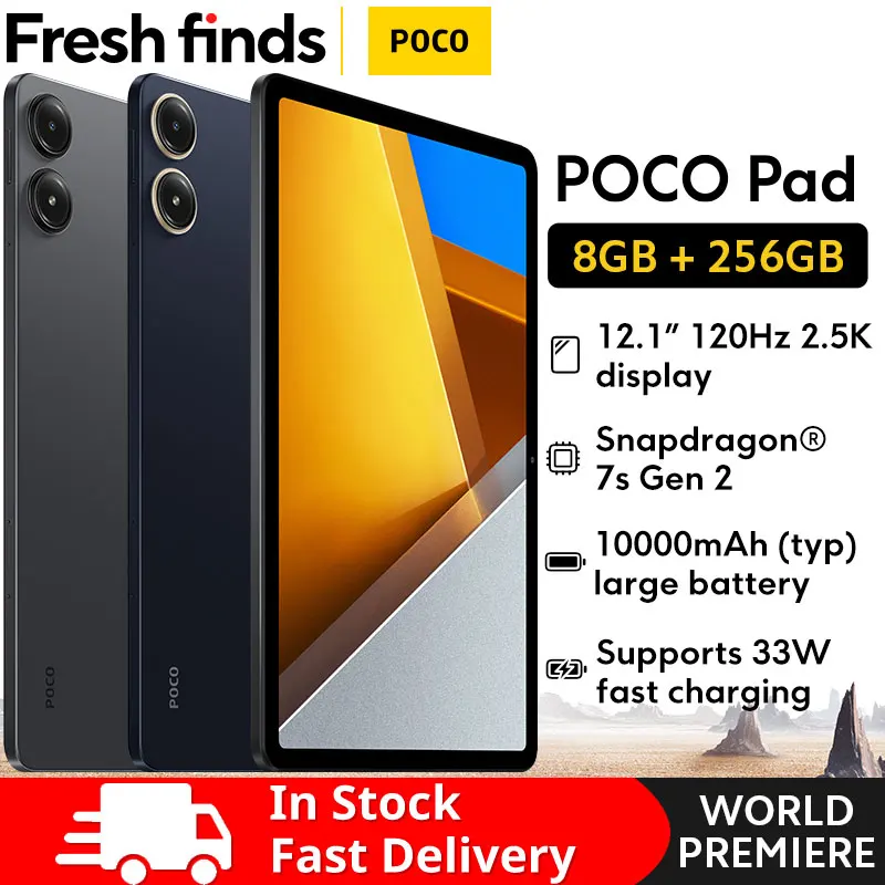World Premiere] POCO Pad 12.1'' 120Hz 2.5K Display