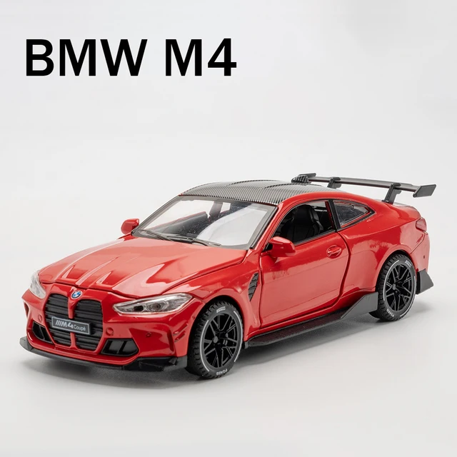 1:32 BMW M4 IM G82 Supercar aluminiowy Model samochodu z wycofać dźwięk ...
