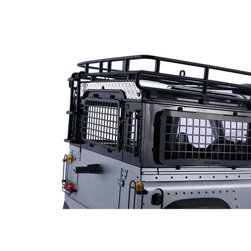 Steel Rear and Side Metal Stereoscopic Window Mesh Protective Net 1/12 RC Car Upgrade Parts For MN D90 MN98 MN99S