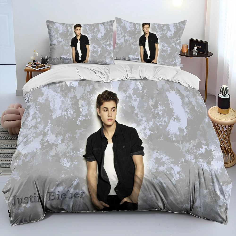 Justin-Bieber JBiebs Comforter set Duvet Cover Bed Set Quilt Cover