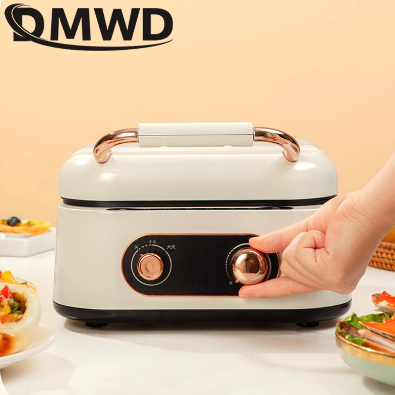 110V Multifunction Electric Baking Pan Deepen Cooker Double-side Heating Thick Pancake Machine Hot Pot Barbeque Steak Frying Pan 3