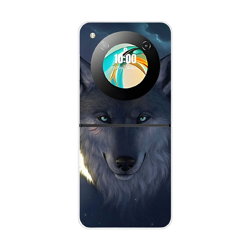 Stylish Animal Pattern Protective Transparent Phone Case - Hard Shell Cover