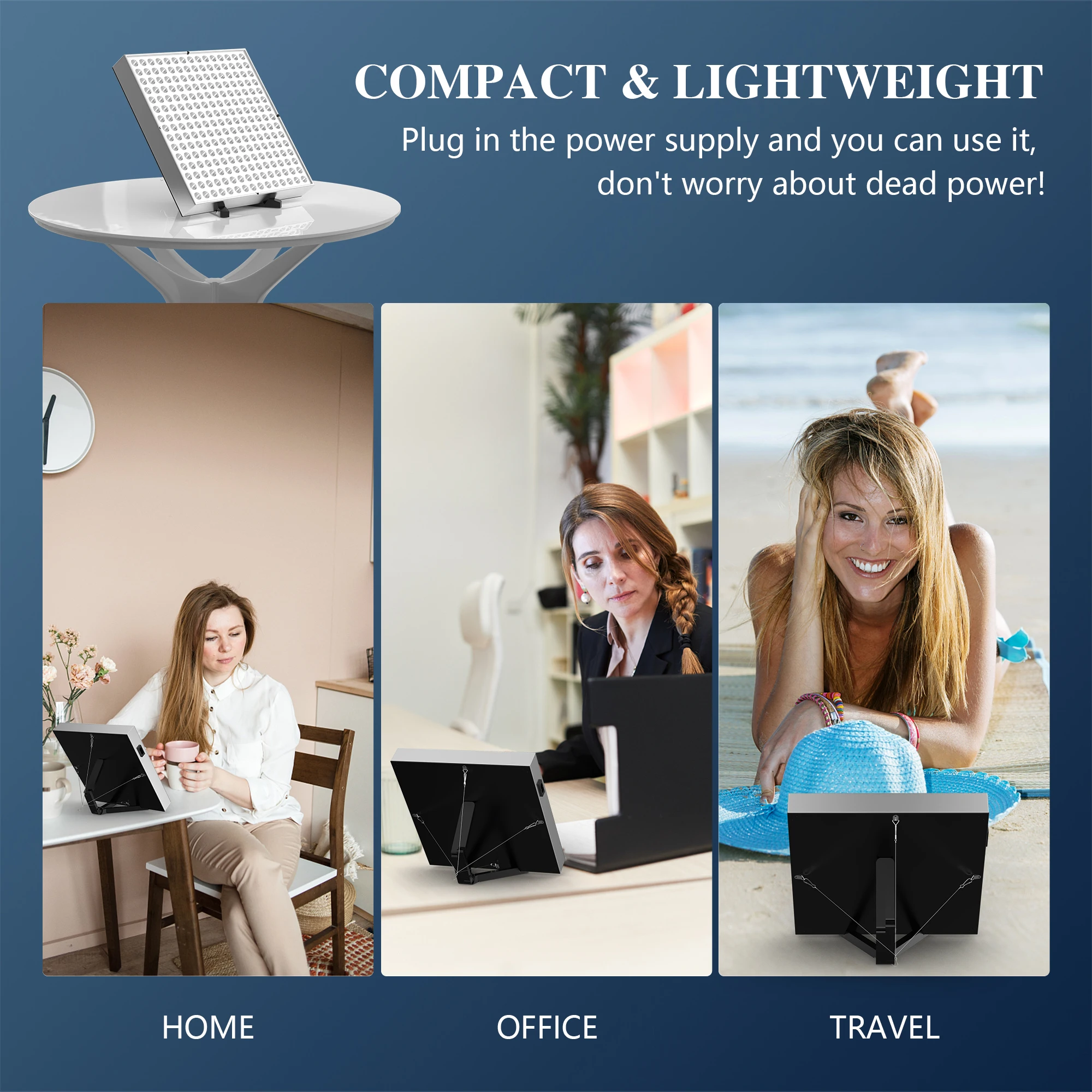 LED UV Ultraviolet Face Body Tanning Lamp Full Blue Light Beauty Black Light Home Sunbathing Tanning Bronze Skin tanning lamp
