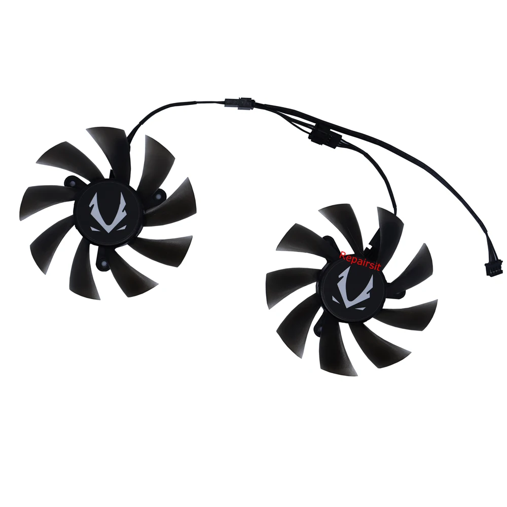 CF9015H12S ,그래픽 카드 선풍기, XY-D09015B,VGA 쿨러, 51Risc RX580 8G gaming 게임용, SHELI 51RISC RX 580 8GB 2048SP, 세트당 2 개