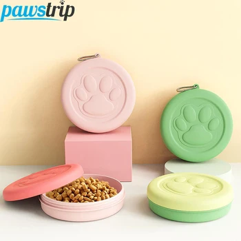 Portable Pet Dog Food Water Container Outdoor Travel Dog Drinking Bowl Durable Pet Feeder Bowl for Cats Dogs Pet Feeding Supply 1