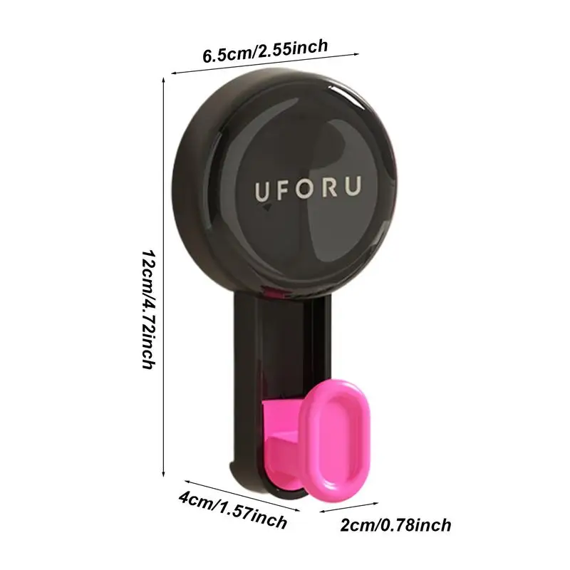 Strong Suction Cup Hooks 2X Loofah Holder Strong Bath Robe Hook Holder Waterproof Heavy Duty For Shower Bathroom Glass Door