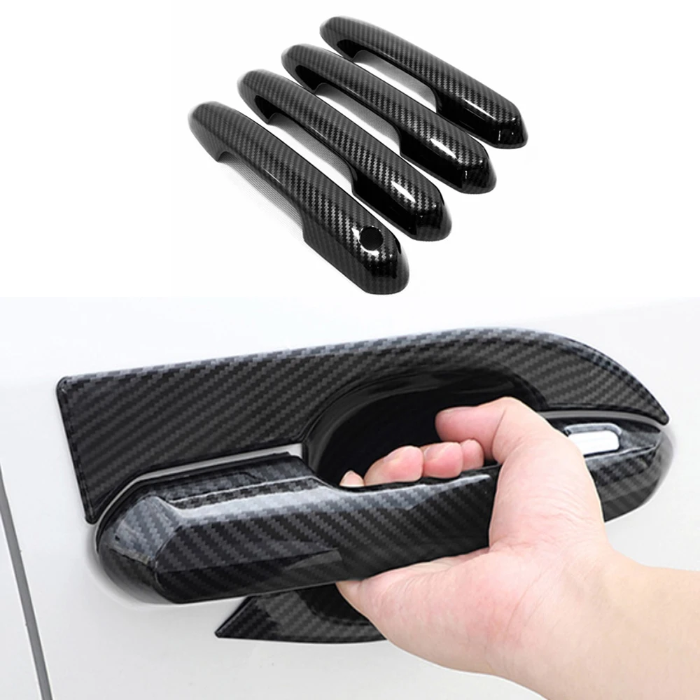 

ABS Car Door Handle Bowl Cover Trim Sticker Car external Accessories For Toyota RAV4 XA50 2019 2020 2021 2022 2023