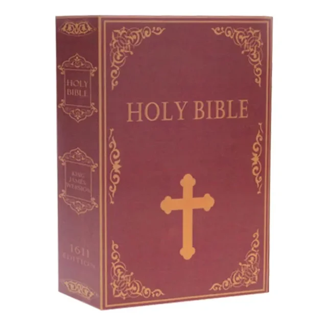 18cm Safe Box with Lock Money Safe Book Key Lock Money Cash Box Certificate Key Locker Book Kid Gift Book Hidden Secret 5