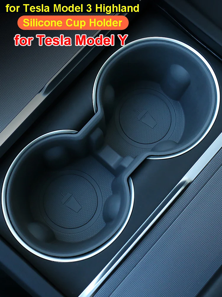 for Tesla Model Y L Juniper 2026 Center Console Organizer Storage Box Anti-slip Cup Mat Armrest Box Hidden Box YL Accessories