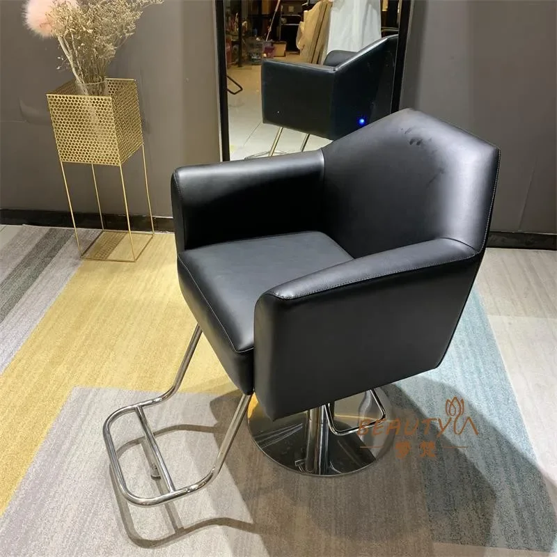 Aesthetic Dressing Barber Chairs Wheel Horse Saddle Stylist Spa Barber Chairs Beauty Swivel Taburetes De Bar Furniture WJ25XP horse saddle barber chairs dressing stylist adjustable barber chairs beauty taburetes con ruedas commercial furniture wj25xp