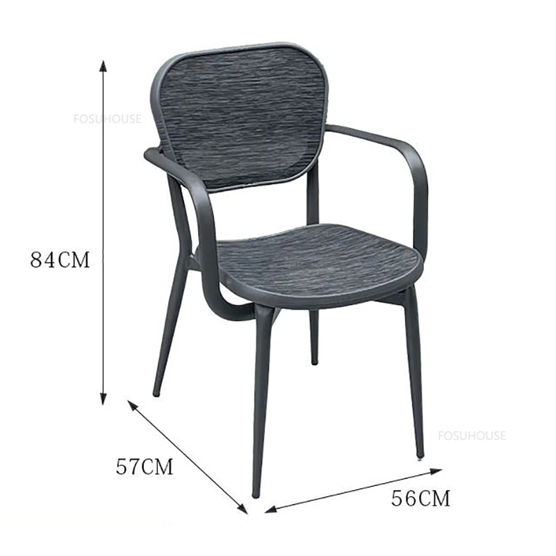 Description Picture 2 of itemOutdoor Courtyard Table and Chair Set modern Garden Furniture Sets Balcony Outdoor Garden Terrace Sun Protection Furniture Set Z