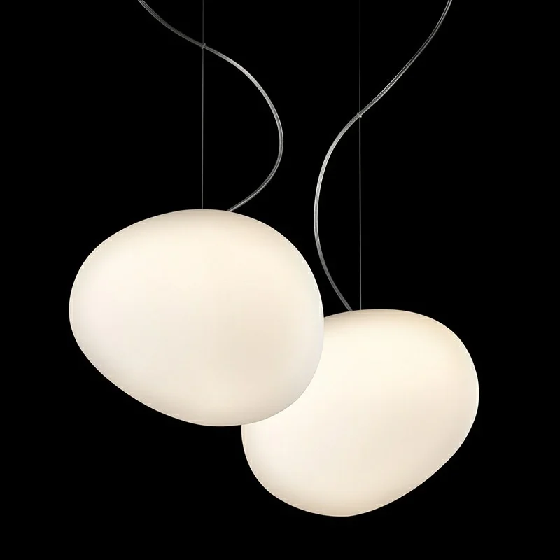 Подвесная лампа Foscarini Gregg, стеклянный светильник с белыми пузырями, лампа в итальянском стиле для дома, кухни, ресторана, лестницы