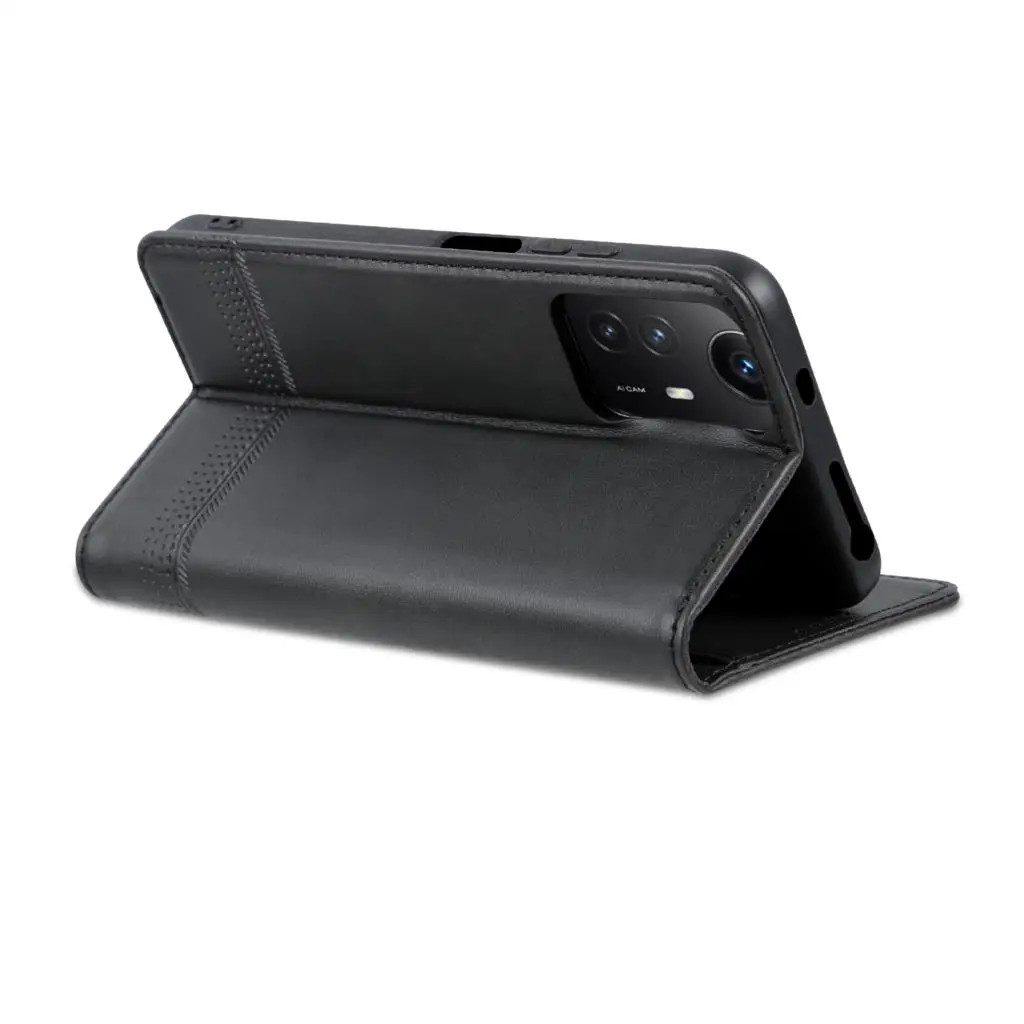Capa De Telefone De Couro Flip Para