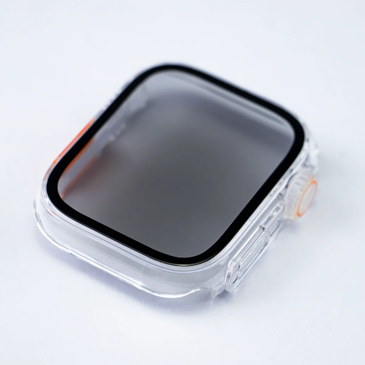 Ultra Privacy Tempered Glass Screen Protector with Enhanced Apple Watch Case Cover