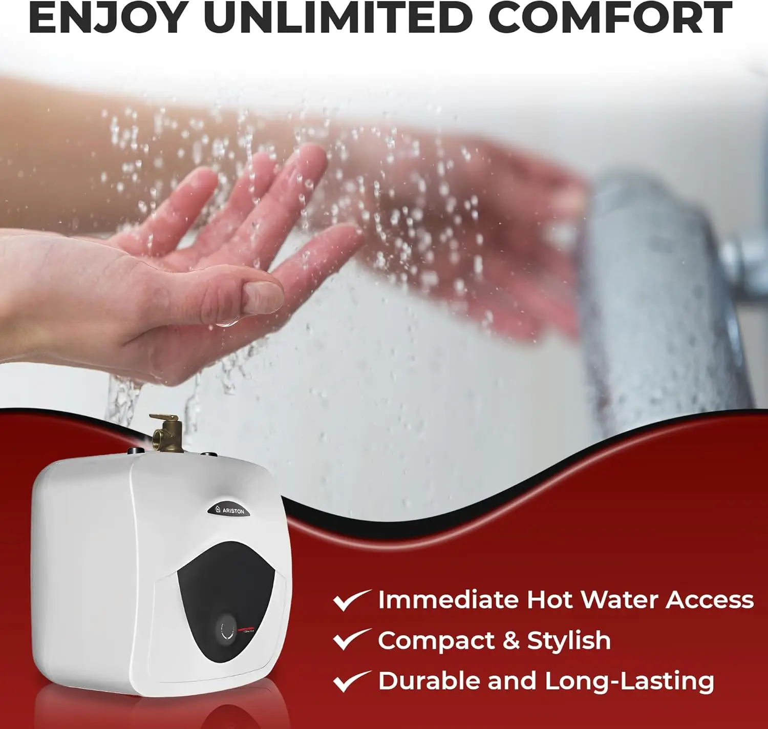 Andris 4 Gallon 120-Volt Corded Point of Use Mini-Tank Electric Water Heater