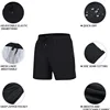 Summer  Men's Swim Trunks  Beach Shorts Elastic Closure Quick Dry Short Pants With Zipper Pockets 5