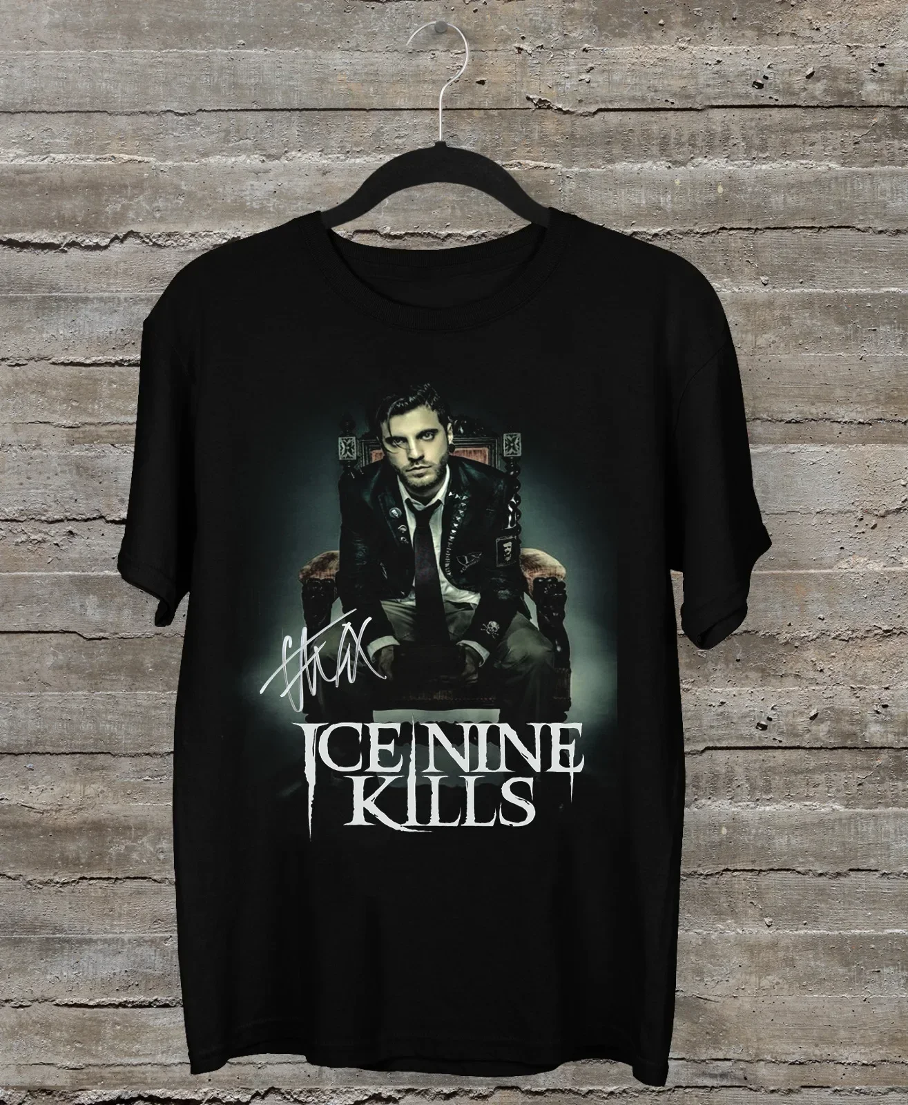 

Черная футболка унисекс со Спенсером шарнасом, ледяной девять убил, TMA737