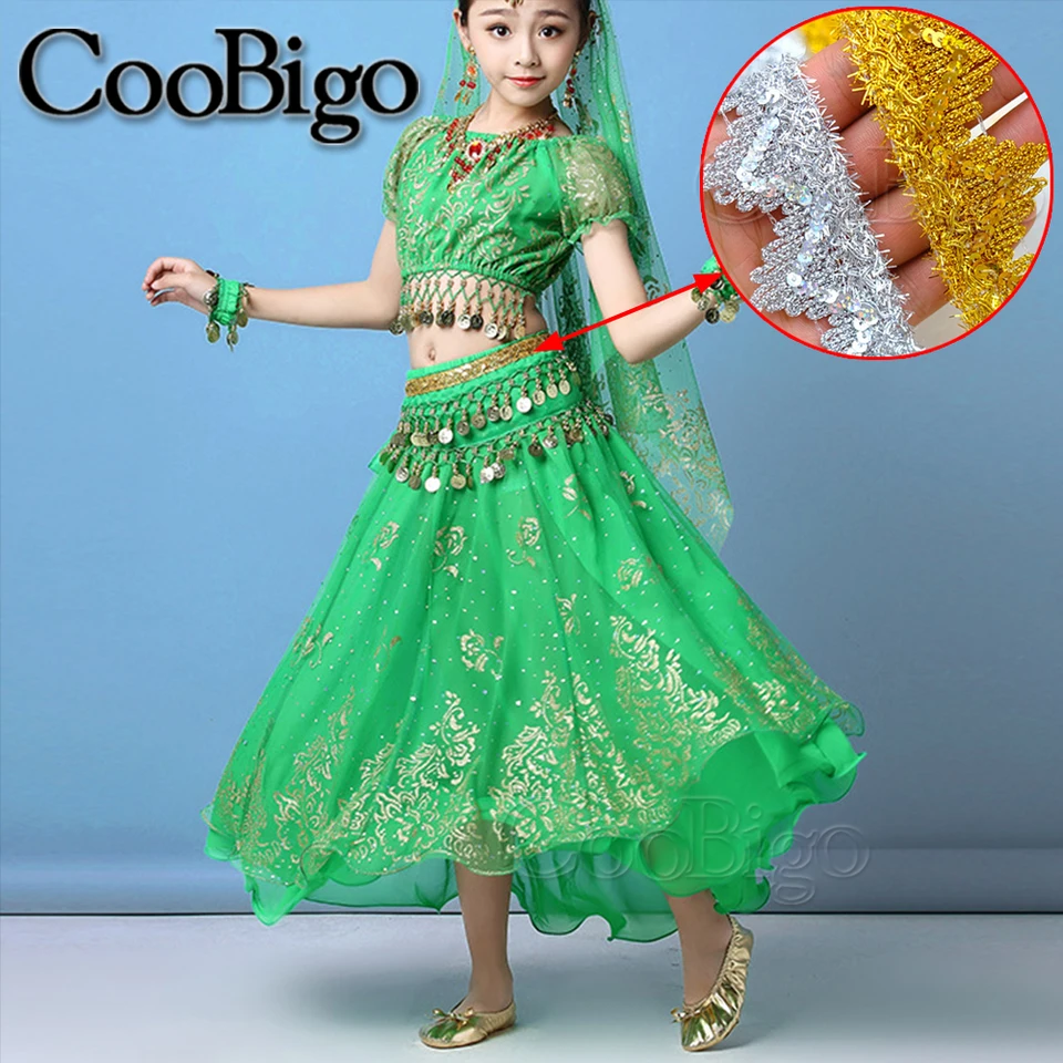 Nastro elastico con paillettes, 3 metri, 4,8 cm, 5 file, elastico, con paillettes, in pizzo con paillettes metallizzate, per cucire, argento
