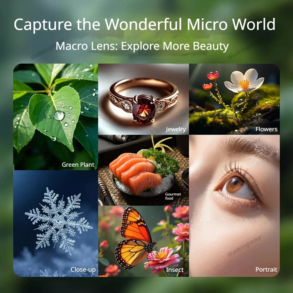 Filtre Macro DJI Action 5 Pro/4/3 - Objectif Grossissant 15x 185°