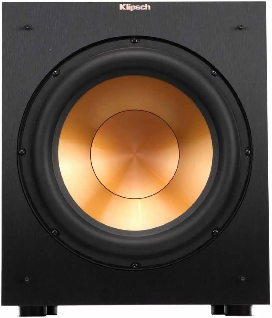 2X Reference R-12SW 12" 400W All-Digital Powered Subwoofer Brushed Black Polymer Veneer Low pass crossover and phase control