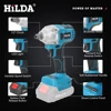 HILDA 21V Blue Brushless Electric Impact Wrench Rechargeable 1/2 Socket Wrench Cordless Without Battery 4