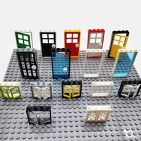 MOC House Doors Windows Building Blocks Parts City Friends Blocks Toys Compatible Classic Blocks Toys for Children Bricks Gifts 1