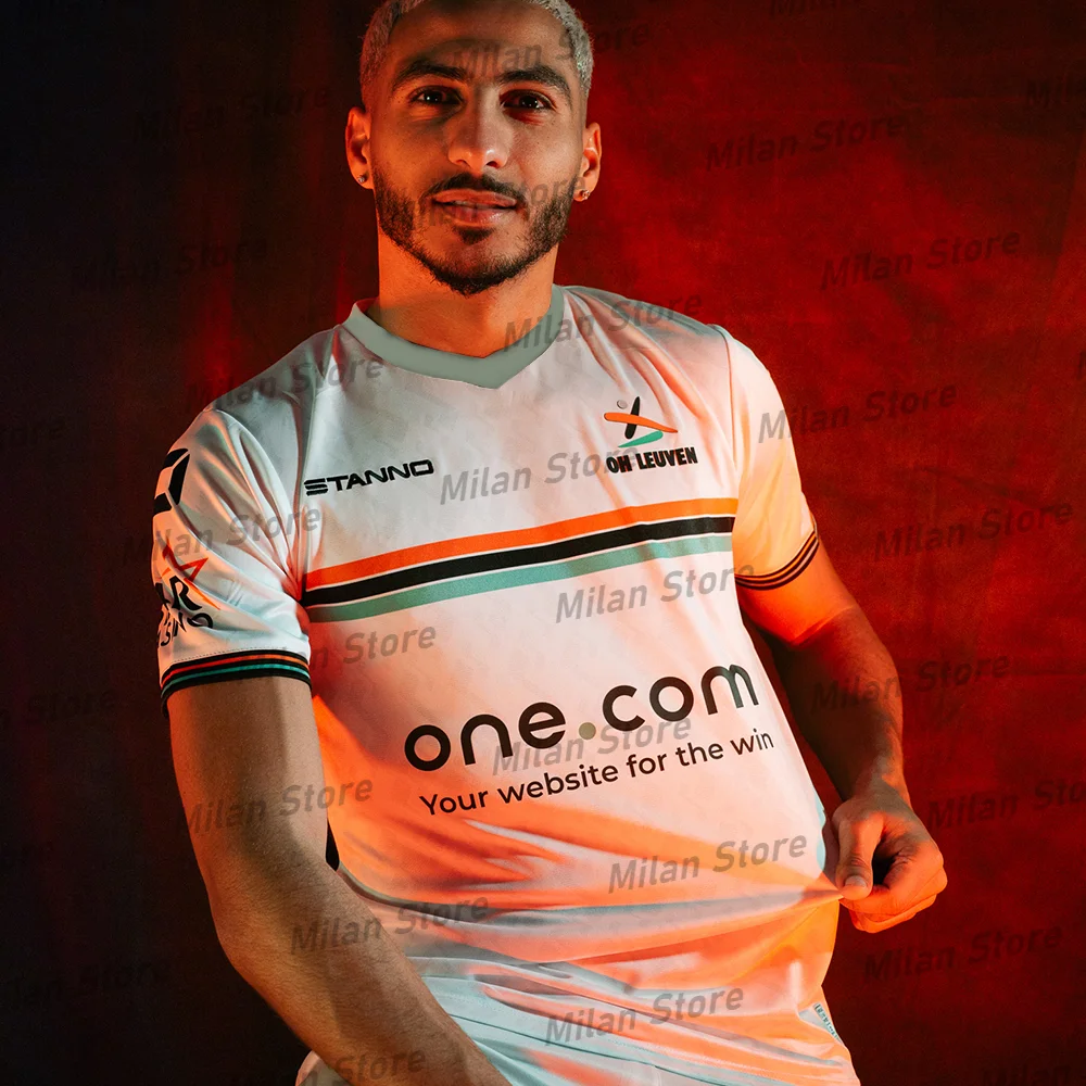 T Shirt Football Jersey Belgium O-Neck Quick Drying OH Leuven Kit Design 25-26 Jersey Soccer Adult/KID Kit For Men