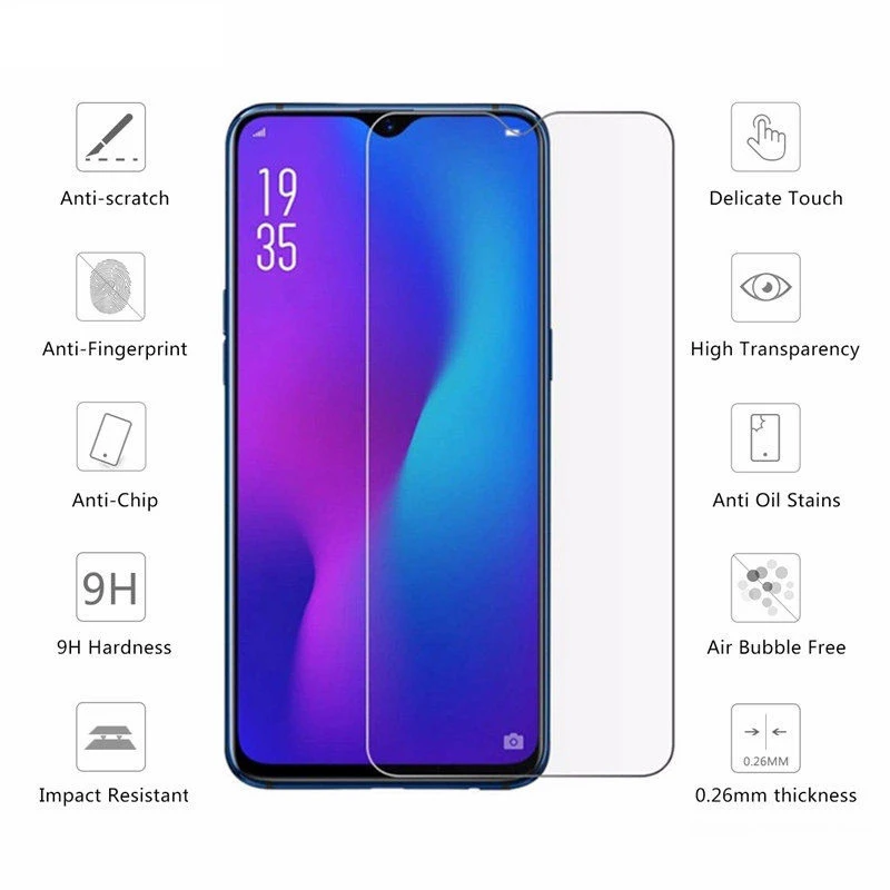 Premium Tempered Glass Screen Protector Film - 9H Hardness